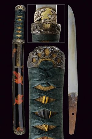 Elegante aikuchi mei Fujiwara Kunikane