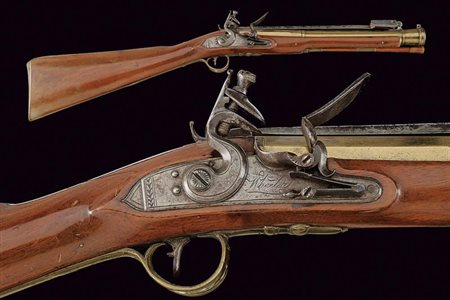 Trombone a pietra focaia con baionetta a scatto di Wheeler