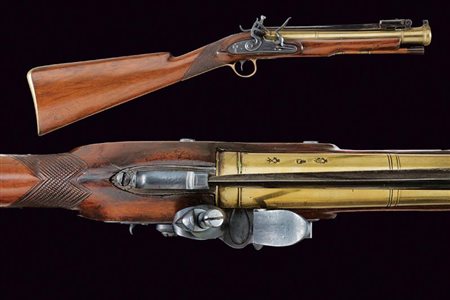 Trombone a pietra focaia con baionetta a scatto by Jover