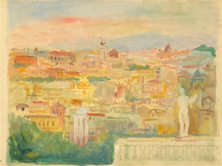 Mario MAFAI, Paesaggio di Roma