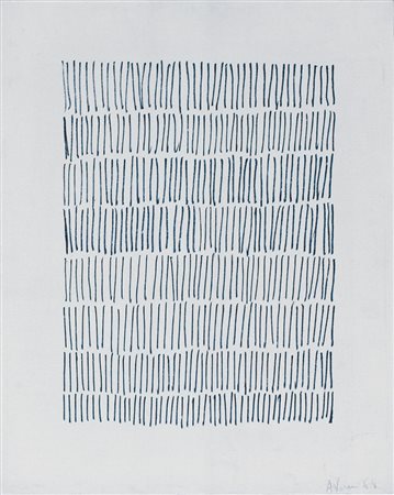 ARTURO VERMI Bergamo 1928 - Paterno d'Adda (Co) 1988 - Diario, 1964, tempera...