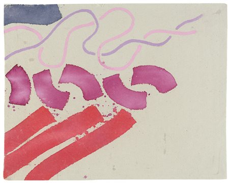 GIORGIO GRIFFA Torino 29/03/1936 - Da una curva all'altra, 2008, acrilici su...