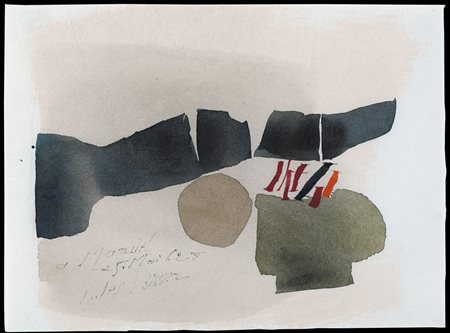 JULIUS BISSIER Friburgo 1893 - Ascona 1965 - 25. MAI 62 X a Manuel, 1962,...