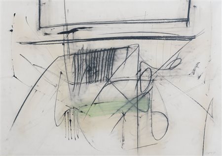 TINO VAGLIERI Trieste 08/09/1929 - 09/03/2000 - Interno, 1959, matita,...