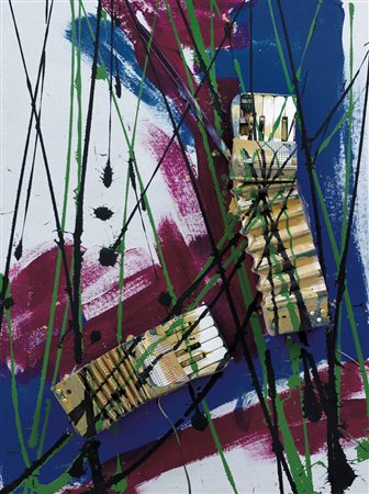 ARMAN Nizza 1928 - New York 22/10/2005 - Senza titolo, 2003, fisarmonica...