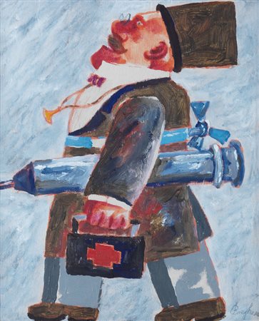 FRANZ BORGHESE Roma 21/01/1941 - Roma 17/12/2005 - Il dottore, prima metà...