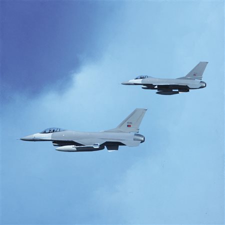 ANGELO DAVOLI Reggio Emilia 07/09/1960 - Sky, 2005, olio su Mdf cm. 40x40,...