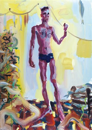 ALESSANDRO BAZAN Palermo 21/02/1966 - Giuseppe, 2004, olio su tela cm....