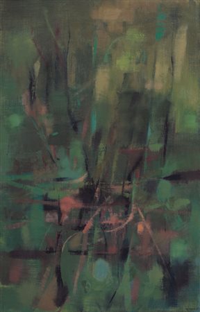 GIUSEPPE AJMONE Carpignano Sesia 17/02/1923 - 07/04/2005 - Nel bosco, 1958,...