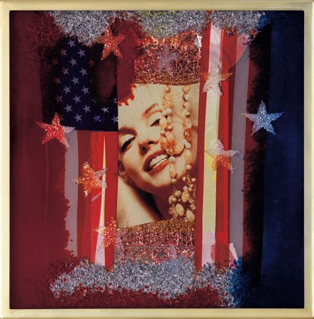 OMAR RONDA Portula (Bi) 11/09/1947 - Marilyn frozen, 2005, plastic + foto cm....