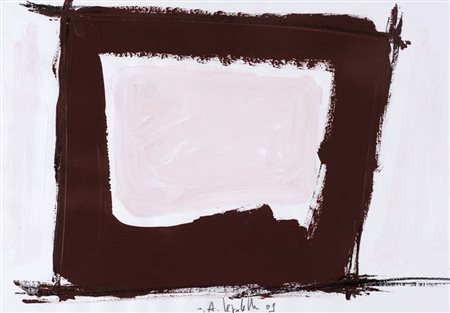 ANTONIO IEVOLELLA Benevento 1952 - Senza titolo, 2009, tecnica mista su carta...