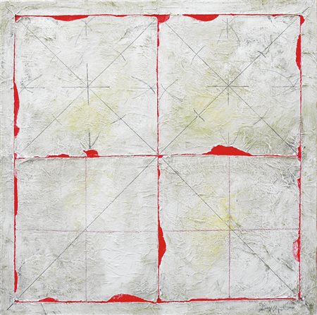 ANTONIO D’AGOSTINO Catanzaro 25/01/1938 - Senza titolo, 1972, tecnica mista e...