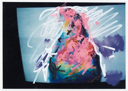 MARIO SCHIFANO Homs (Libia) 1934 - Roma 26/01/1998 - Senza titolo, tecnica...