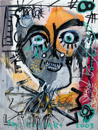 PAUL KOSTABI Whittier (California) 1962 - Chucker, 2003, tecnica mista su...