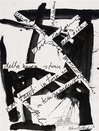 IMAI TOSHIMITSU Kyoto (Giappone) 1928 - 12/2001 - Senza titolo. 1993, tecnica...