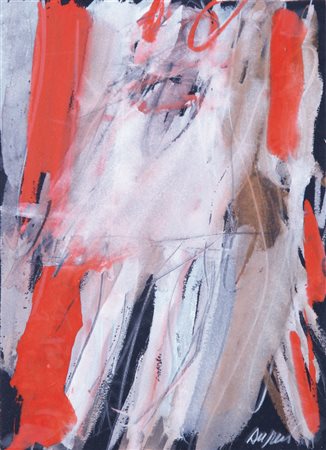 PIERO RUGGERI Torino 27/04/1930 - 14/05/2009 - Senza titolo, tecnica mista su...