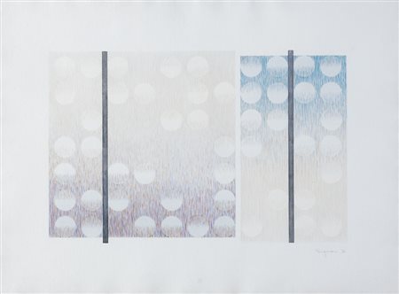 CARLO NANGERONI New York (U.S.A.) 24/06/1922 - Senza titolo, 1996, acquerello...