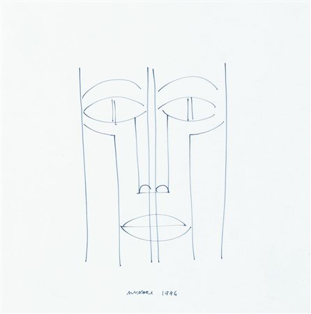 BRUNO MUNARI Milano 1907 - Milano 30/09/1998 - Presenza degli antenati, 1994,...
