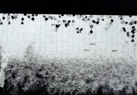 DANIELE BORDONI - Nel giardino, 2004, tecnica mista su tela cm. 70x100,...