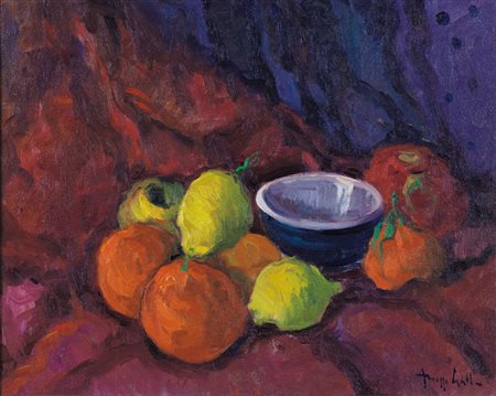 BEPPE GALLO Castagnole delle Lanze 19/07/1942 - La scodella blu, 1998, olio...