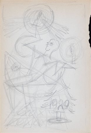 FORTUNATO DEPERO Fondo (Tn) 30/03/1892 - Rovereto (Tn) 29/09/1960 - Senza...