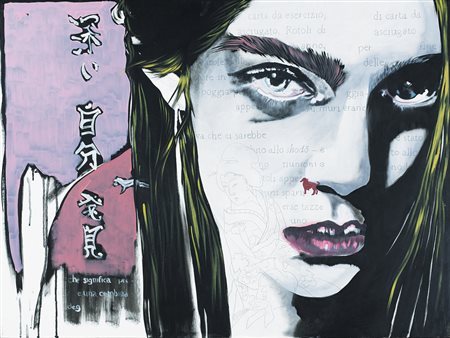 LIDIA BACHIS Roma 16/01/1969 - Senza titolo, 2010, olio e tecnica mista su...