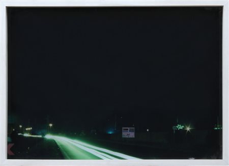 STEFANO CAGOL Trento 11/09/1969 - Hi way 69, 2003, lambda print, silicone,...