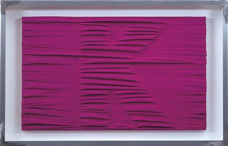 UMBERTO MARIANI Milano 16/11/1936 - La forma celata: K, 2009, acrilici su...