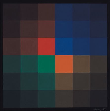 HUGO DEMARCO Buenos Aires 1932 - 1995 - Senza titolo, 1977, acrilico su carta...