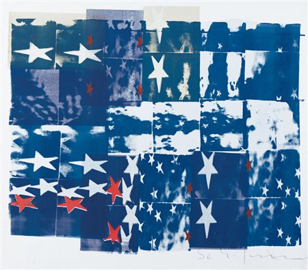 MARIO SCHIFANO Homs (Libia) 1934 - Roma 26/01/1998 - Senza titolo, prima metà...