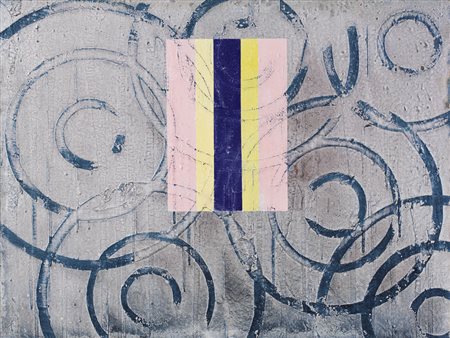 ROBERTO FLOREANI Venezia 1956 - Secondo lunare, 2007, tecnica mista su tela...