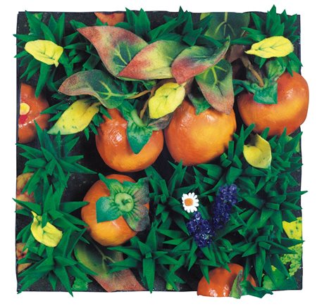 PIERO GILARDI Torino 03/08/1942 - Cachi caduti, poliuretano espanso cm....