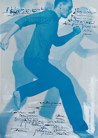 LUCIA MARCUCCI Firenze 1933 - Nell'universo, Poesia visiva, 2003, intervento...