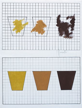 ALDO MONDINO Torino 04/10/1938 - 10/03/2005 - I vasi di terracotta, (anni...