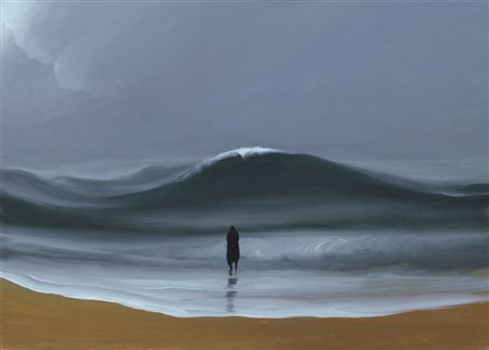 UBALDO BARTOLINI Montappone (Ap) 18/02/1944 - La paura, 2004, olio su tela...