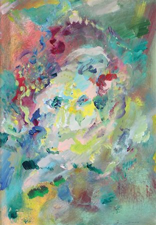 ERNESTO TRECCANI Milano 26/08/1920 - Milano 27/11/2009 - Miria, 2005, olio su...