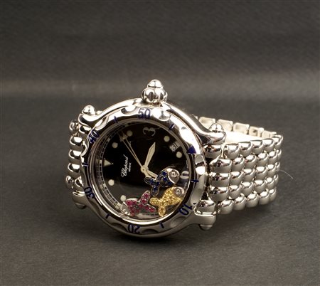 OROLOGIO DA POLSO CHOPARD HAPPY SPORT in acciaio in acciaio cassa tonda mm....