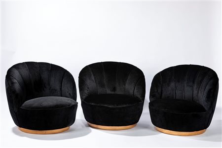 Guglielmo Ulrich (attr.) - Tre poltroncine