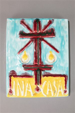 INA Casa - Mattonella decorativa