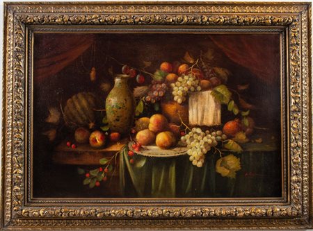 Maestro della fine del XIX secolo - inizio del XX secolo. "Natura morta"....