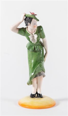 TARCISIO TOSIN (Cles 1904 - Vicenza 1999). Scultura in ceramica raffigurante...