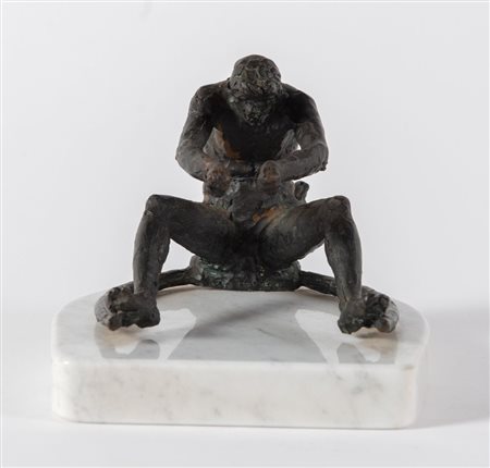 FARPI VIGNOLI (Bologna 1907 - 1997) "Guidatore di Sulky", 1935. Scultura in...