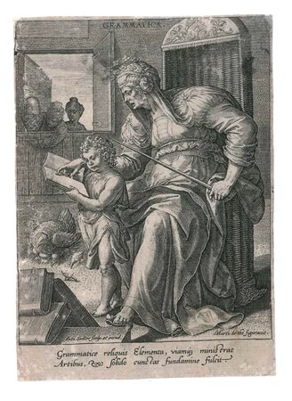 Jan Sadeler I (1550-c.1600): GRAMMATICA
