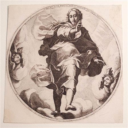 Raffaele Schiaminossi (1572-1622) after Federico Barocci: CRISTO BENEDICENTE, 1613