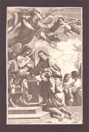 Giovanni Battista Pasqualini (1585 ca.-1634) da Giovanni Francesco Barbieri detto Il Guercino (1591-1666): CATTEDRA DI SAN PIETRO, C. 1624
