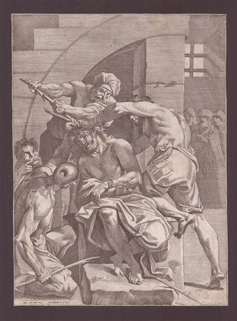Giovanni Battista Coriolano (1579-1649) da Ludovico Carracci (1555-1619): CRISTO INCORONATO DI SPINE, C. 1640 