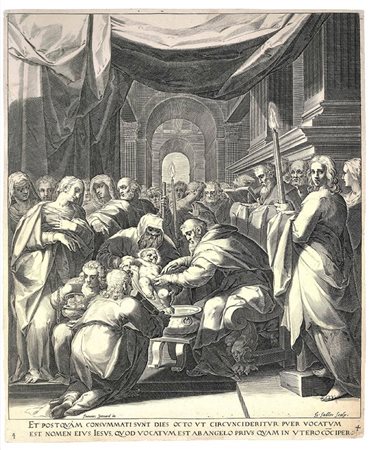 Egidio Sadeler (1560-1629): CIRCONCISIONE DI GESÙ