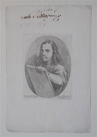 Pietro Testa (1612-1650): AUTORITRATTO, C. 1645