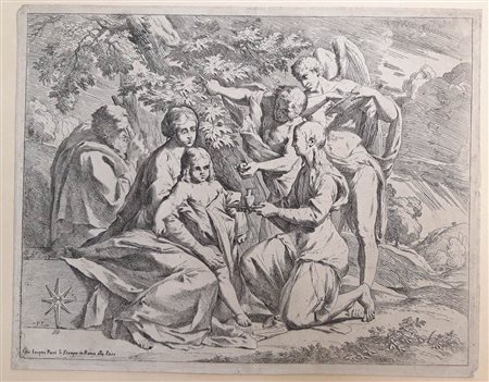 Pietro Testa (1612-1650): SACRA FAMIGLIA, 1645  