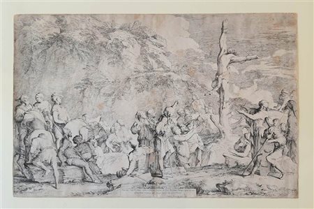 Salvator Rosa (1615-1673): LA CROCIFISSIONE DI POLICRATE, 1662  